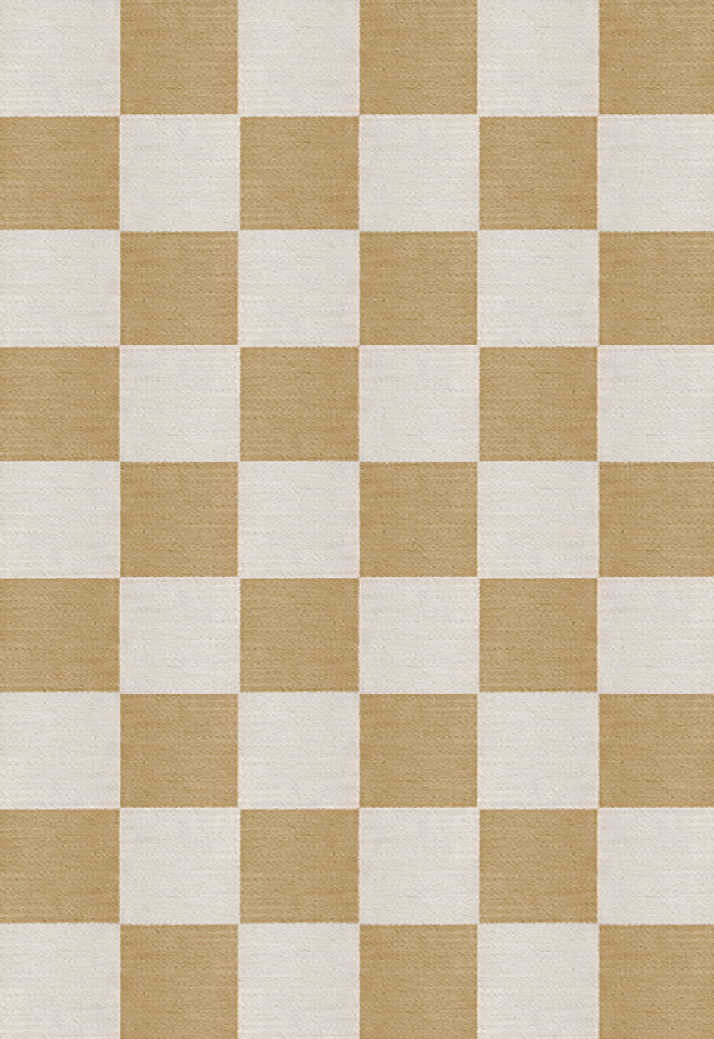 Chess Ullmatta Harvest Yellow i gruppen Mattor / Alla mattor / Rutiga mattor hos Layered (WCHHY)